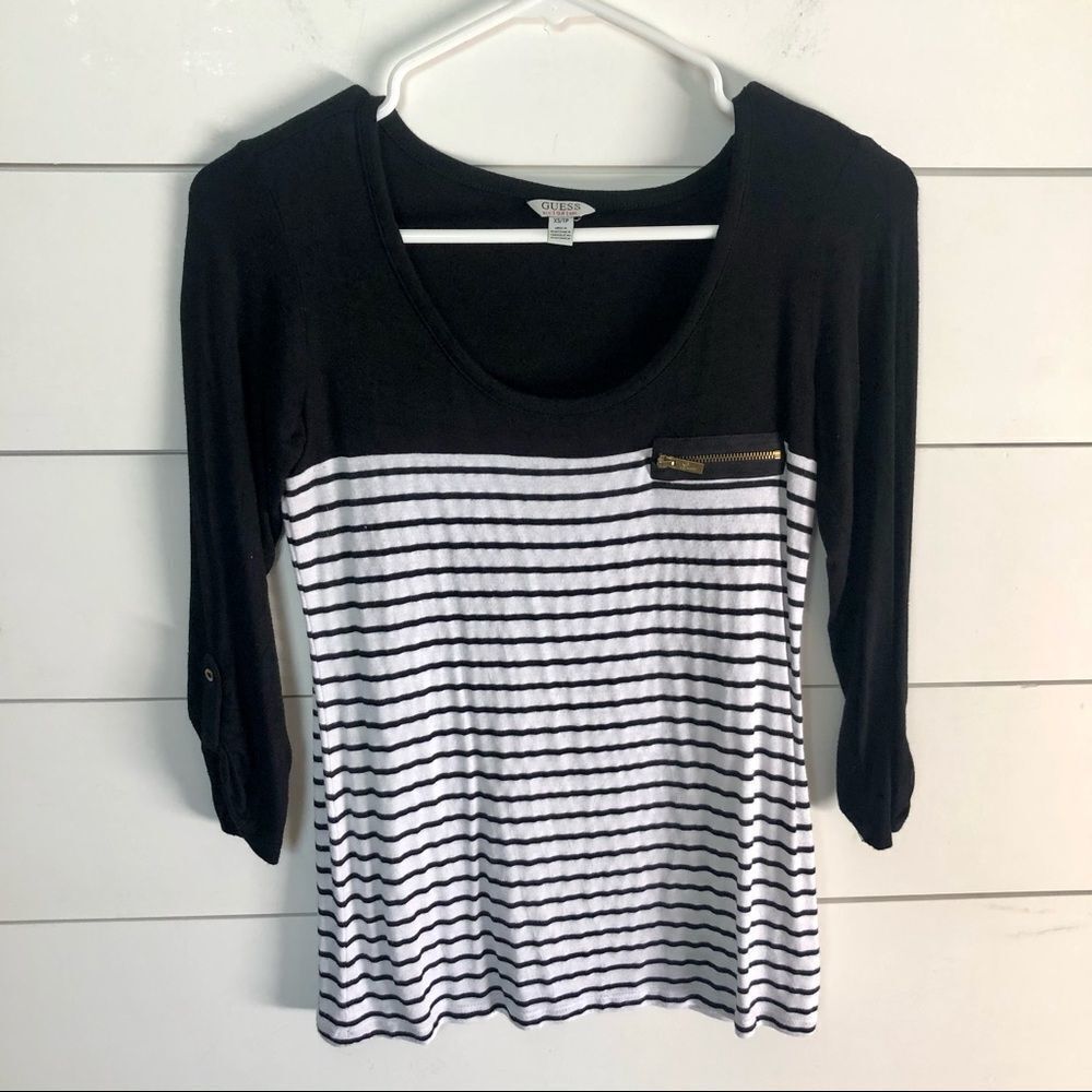 GUESS Long Sleeve Tee Shirt Size XS
